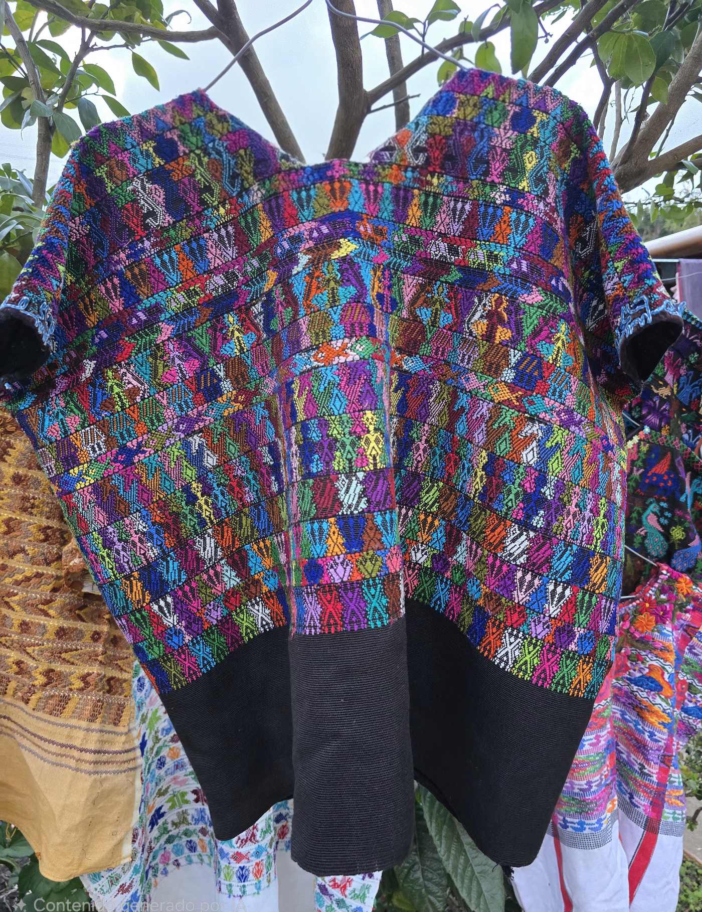 Multicolor Rabinal Huipil #8-386