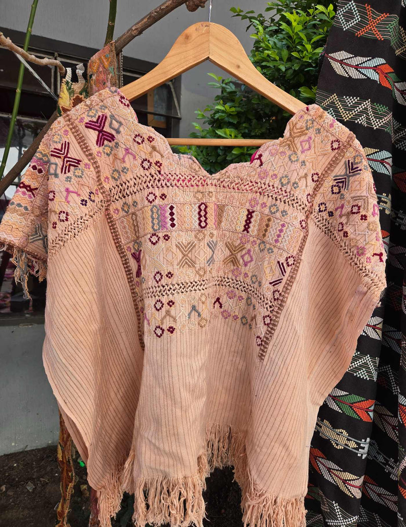 Pale Beige Colotenango Huipil #8-390