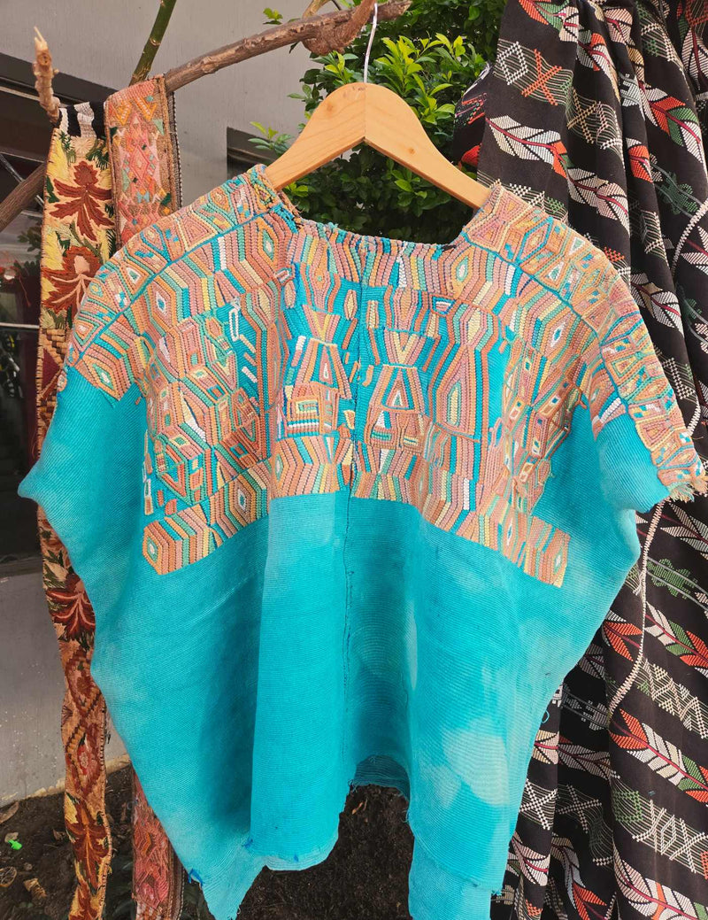Sky Blue Nebaj Huipil #8-391