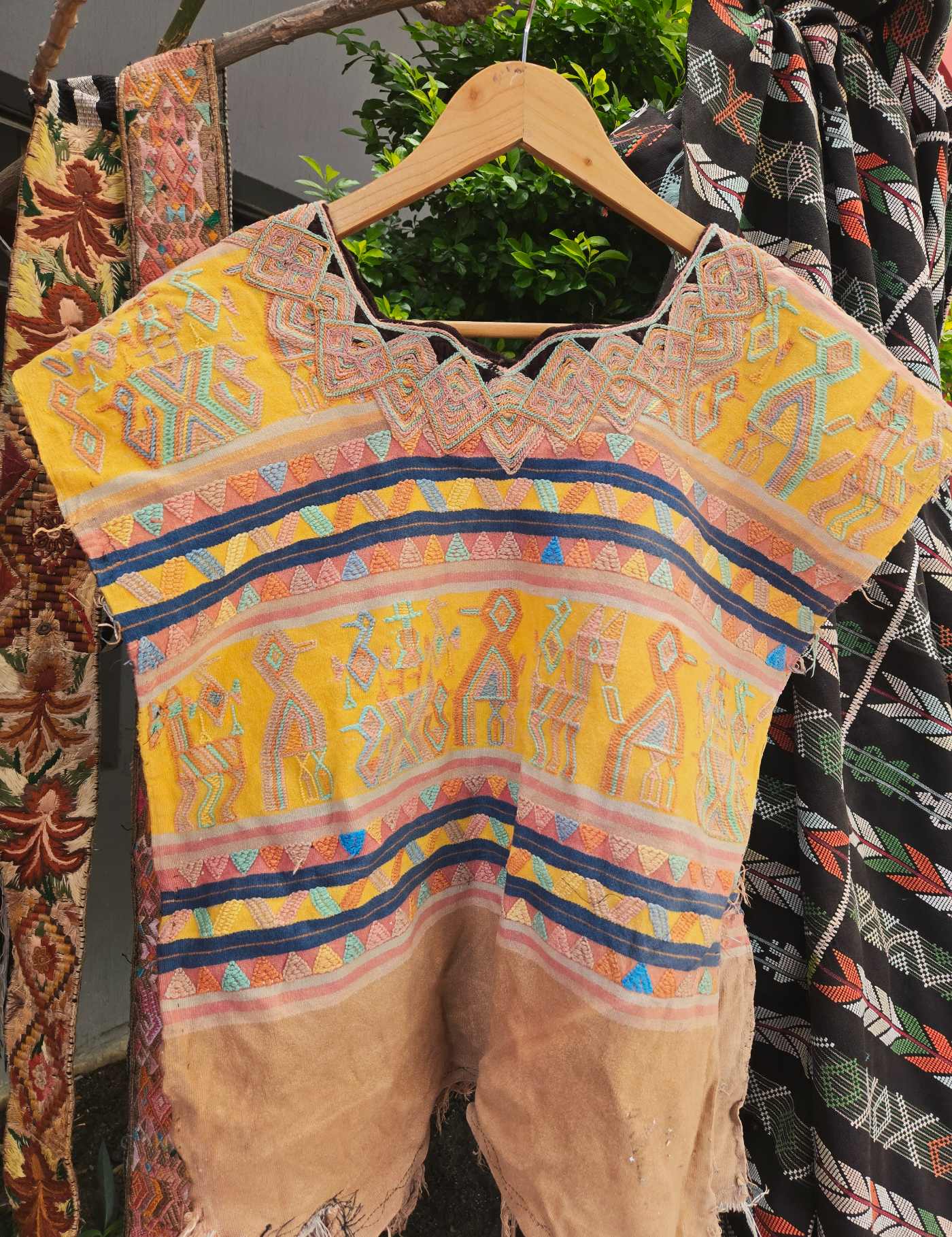 Bright Yellow Nebaj Huipil #8-398