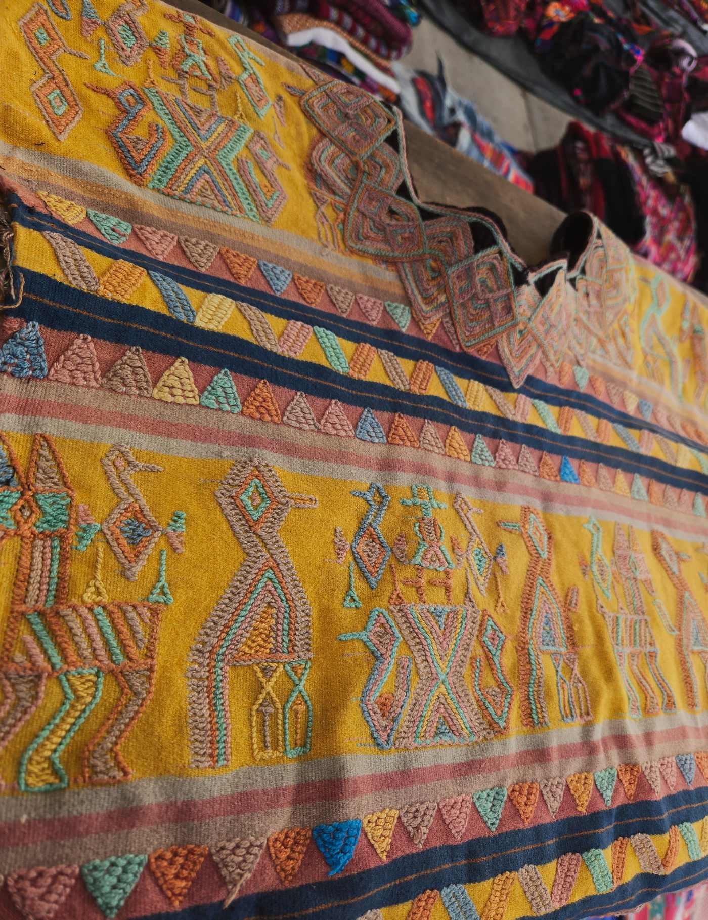 Bright Yellow Nebaj Huipil #8-398