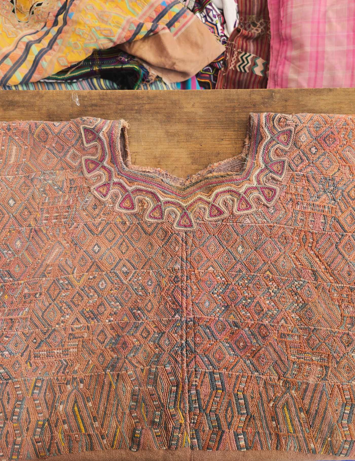 Faded Brown Nebaj Huipil #8-399