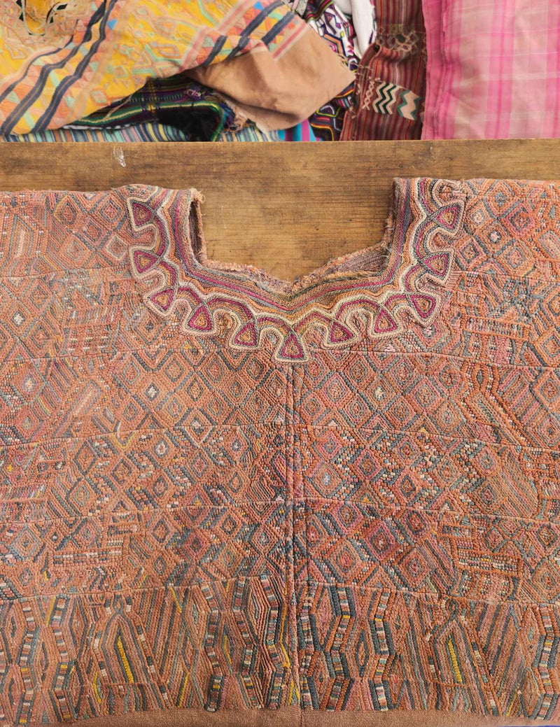 Faded Brown Nebaj Huipil #8-399
