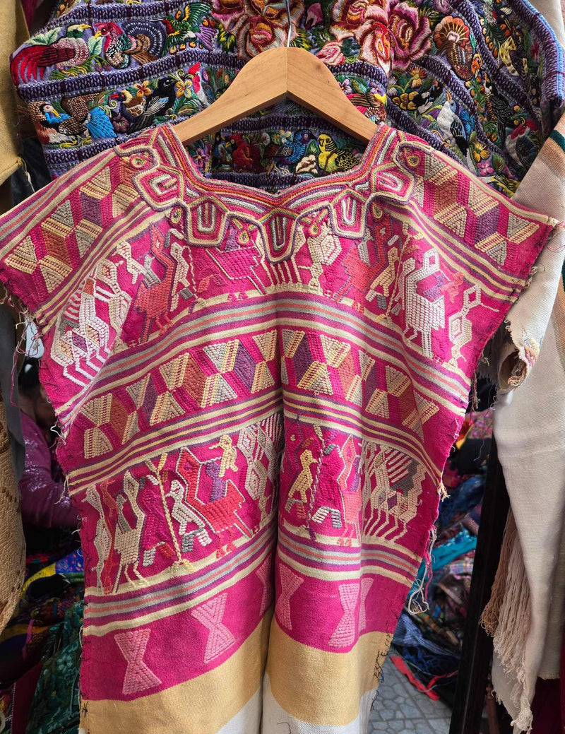 Hot Pink Nebaj Huipil #8-446