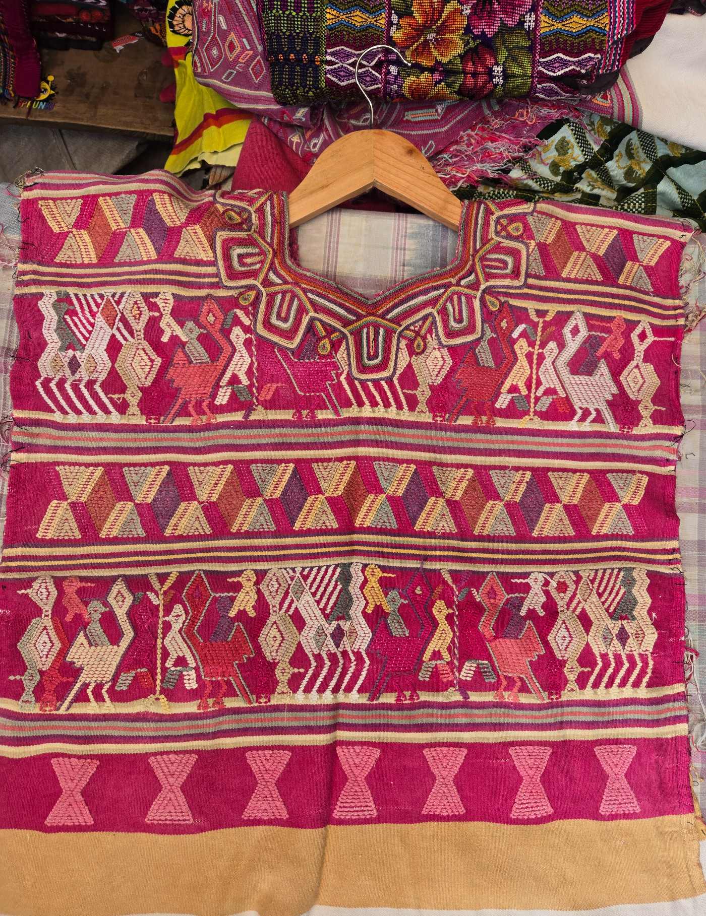 Hot Pink Nebaj Huipil #8-446