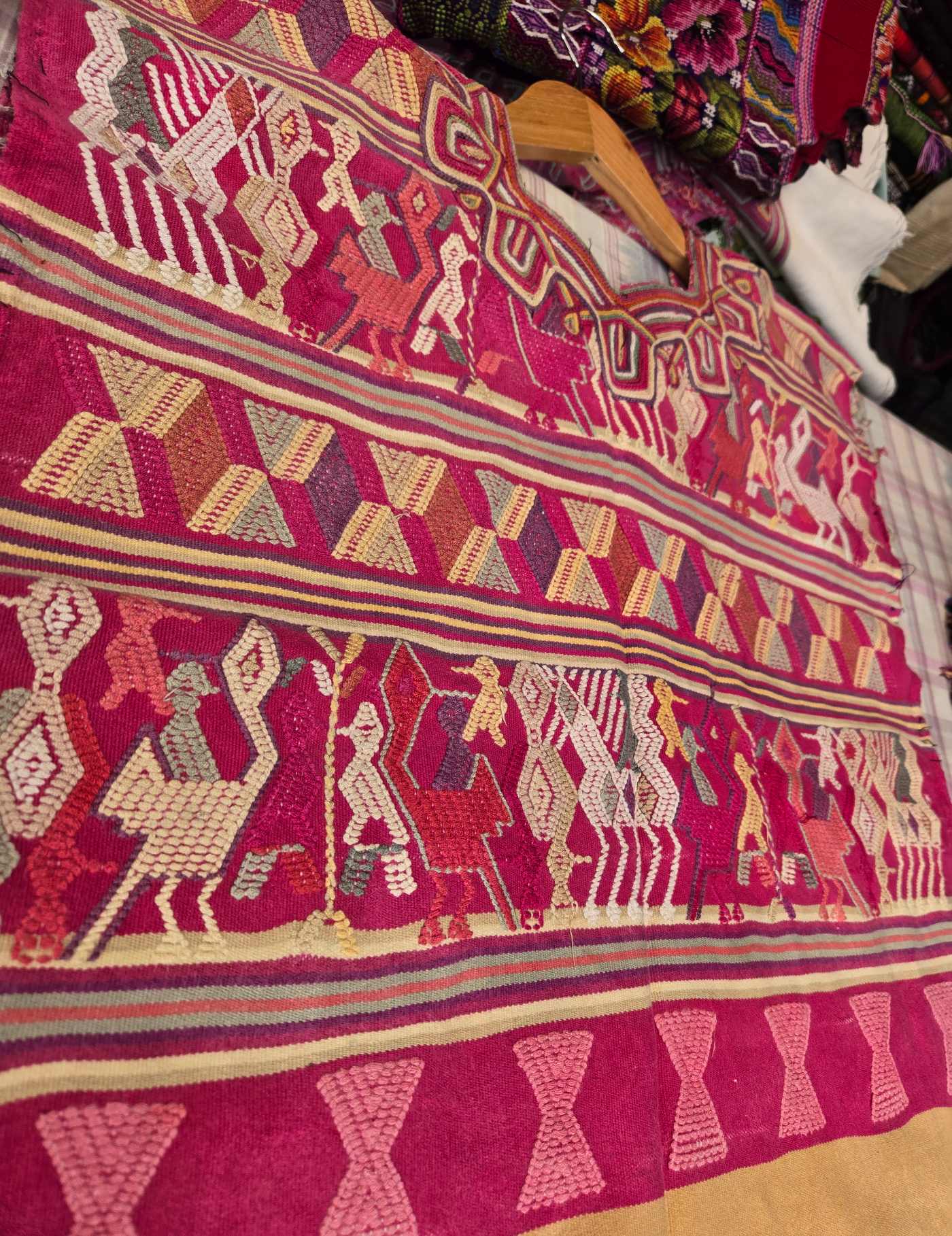 Hot Pink Nebaj Huipil #8-446