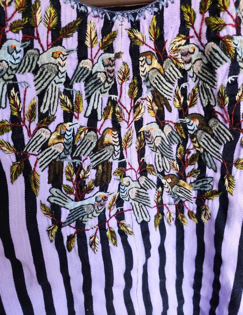 Grey birds Santiago Huipil #8-458