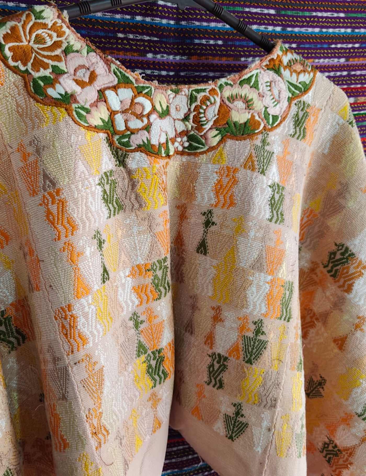 Warm Toned Cobán Huipil #8-473
