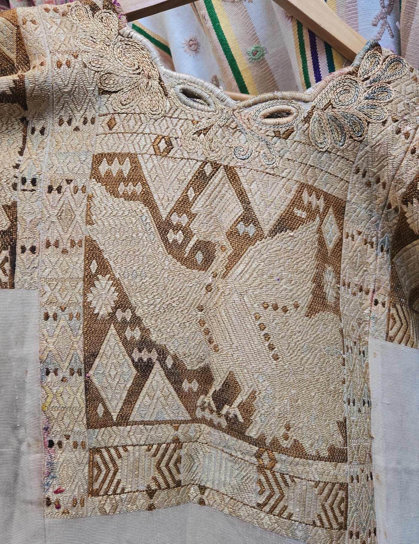 Silk Dragons 75 years old Chichicastenango Huipil #8-478