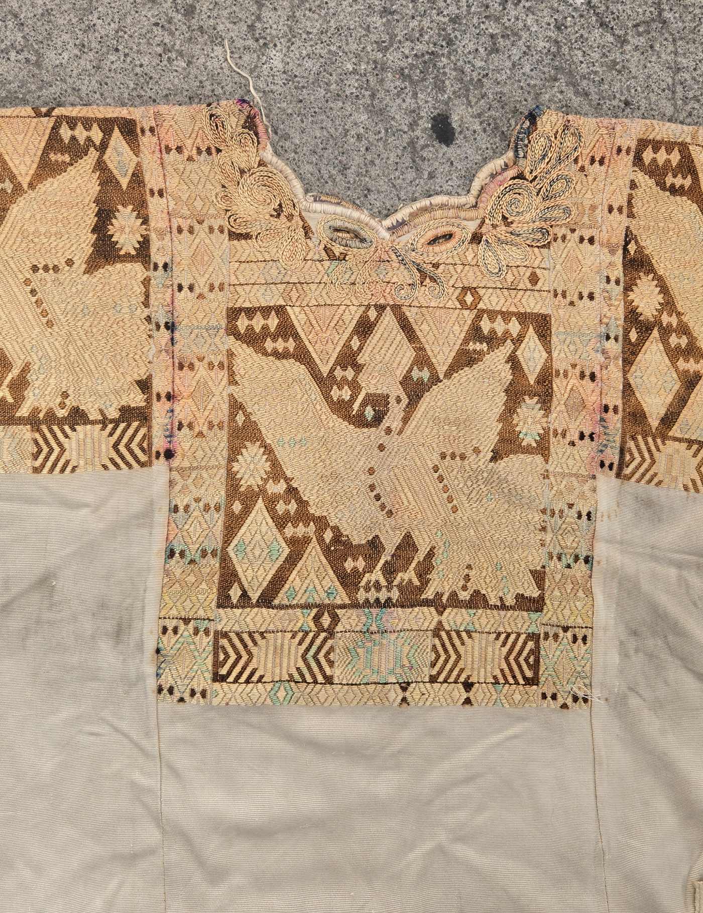 Silk Dragons 75 years old Chichicastenango Huipil #8-478