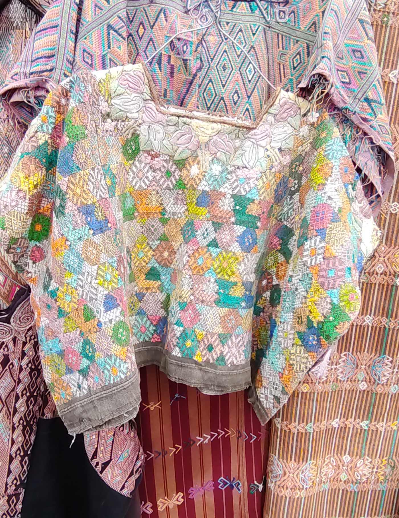 Multi Coloured Cobán Huipil #8-500