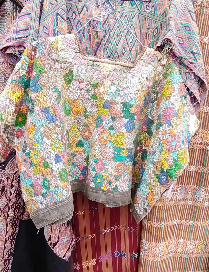 Multi Coloured Cobán Huipil #8-500