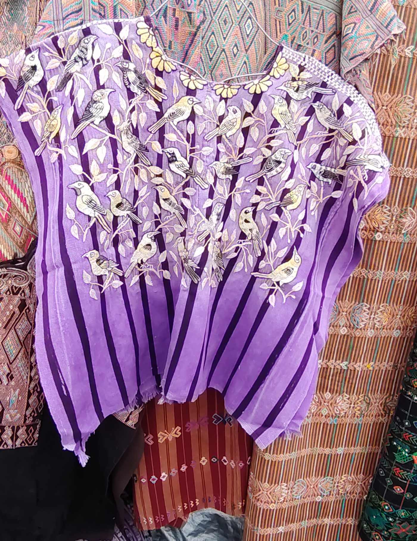 Purple Santiago Huipil #8-502