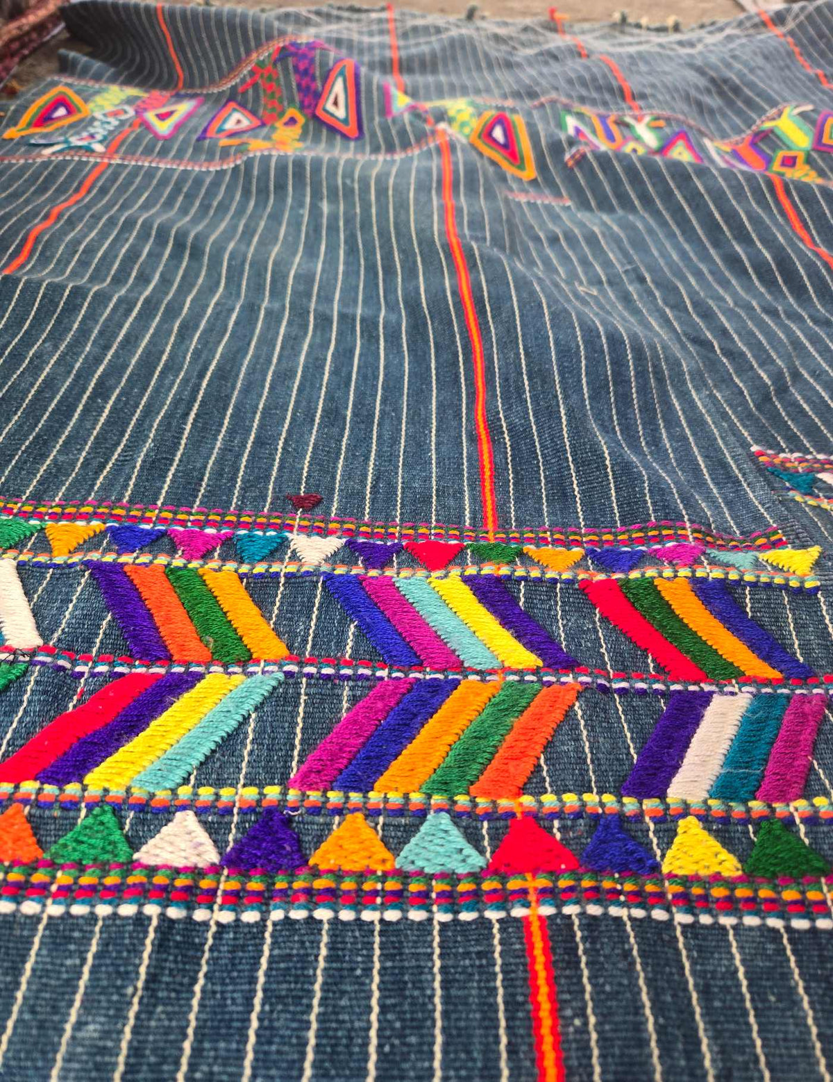 60 years old Indigo Chajul Tzute #8-505