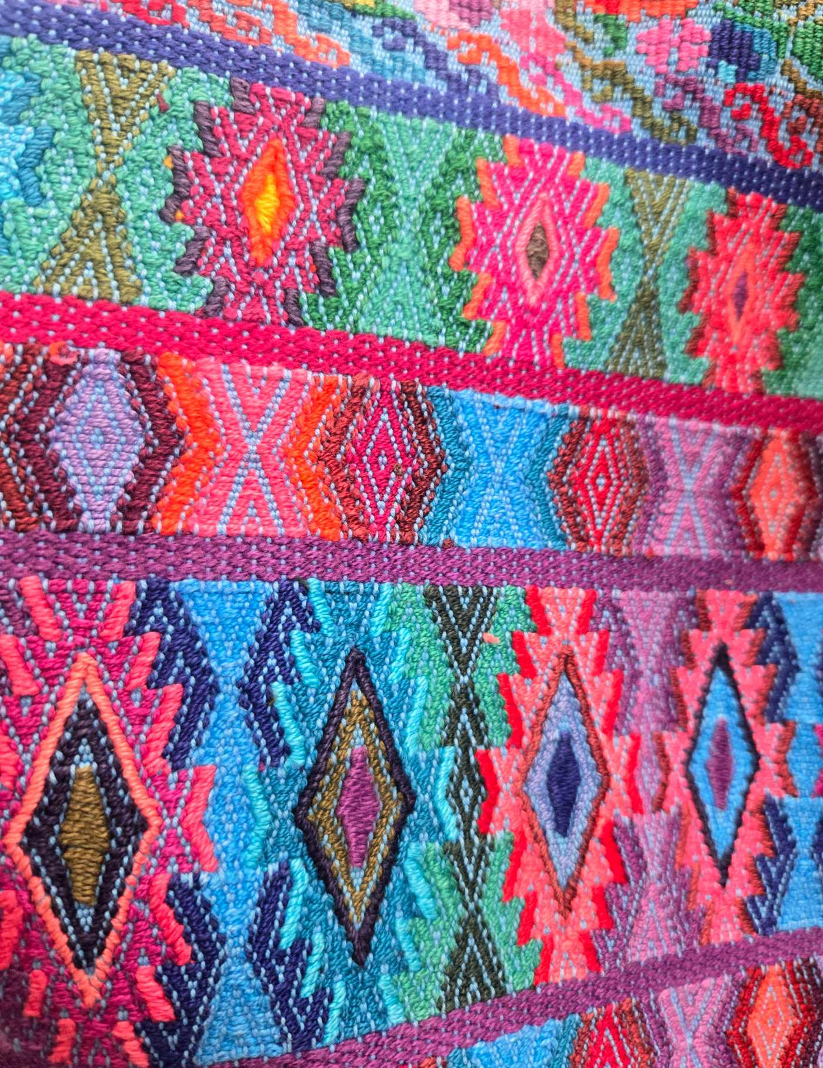 Blue and Pink Comalapa Huipil #8-509