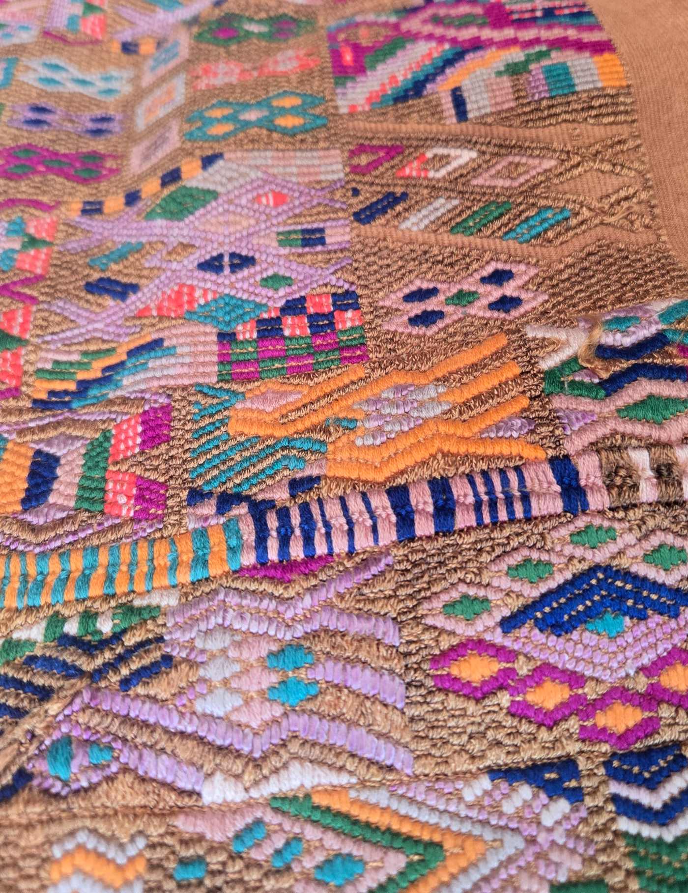 1970s Geometric Chichicastenango Huipil #8-514