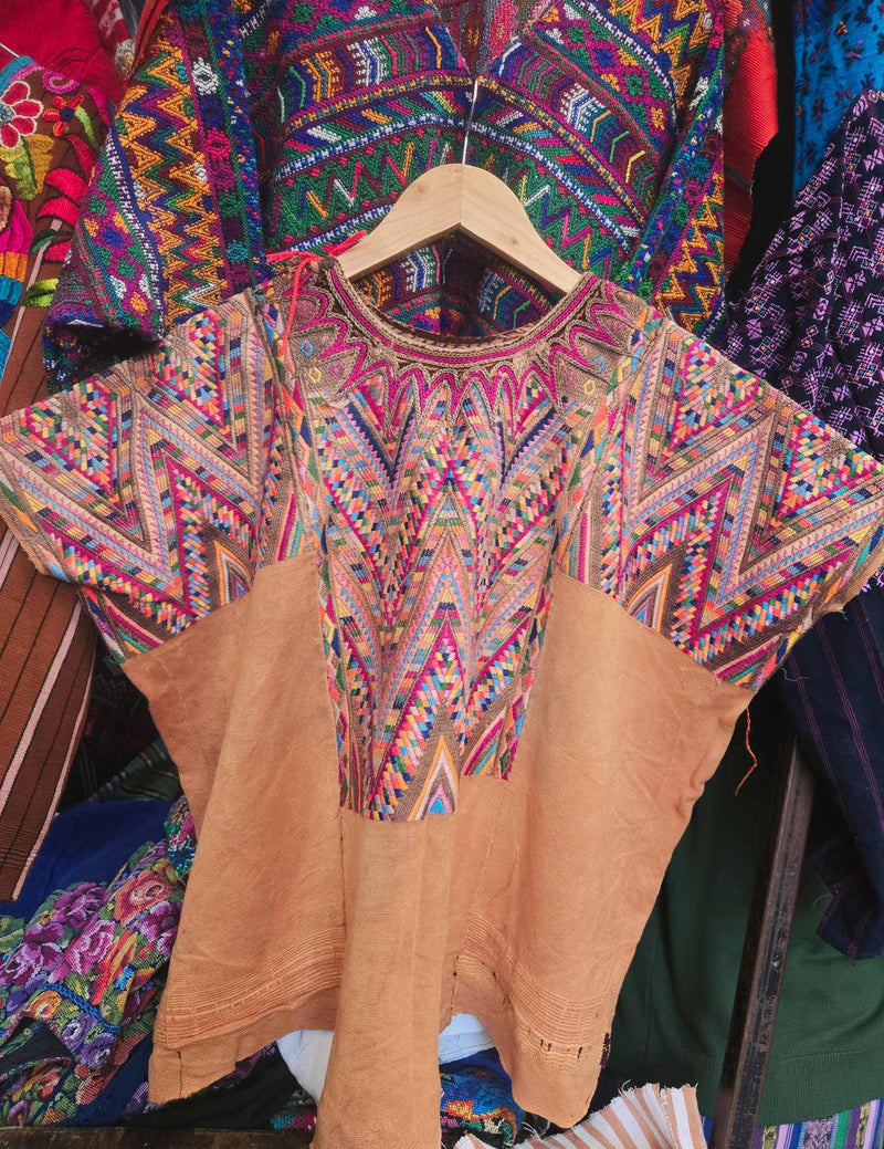 Caramel Chichicastenango Huipil #8-516