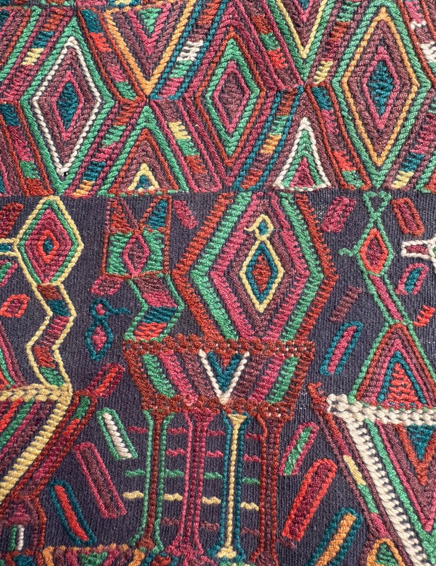 Red and Blue Nebaj Huipil #8-535