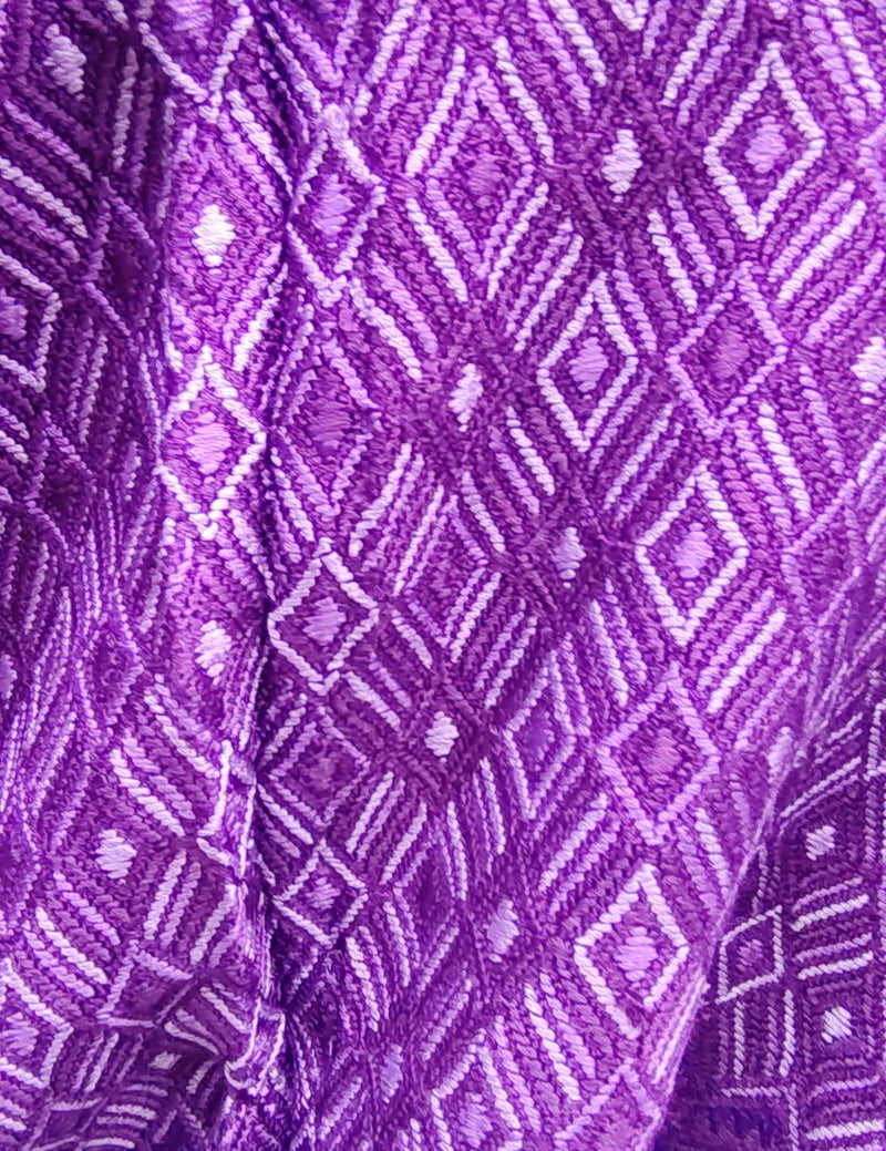 Purple Santa María de Jesús Huipil #8-555