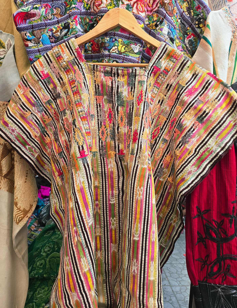 Striped Sololá Huipil #9-10