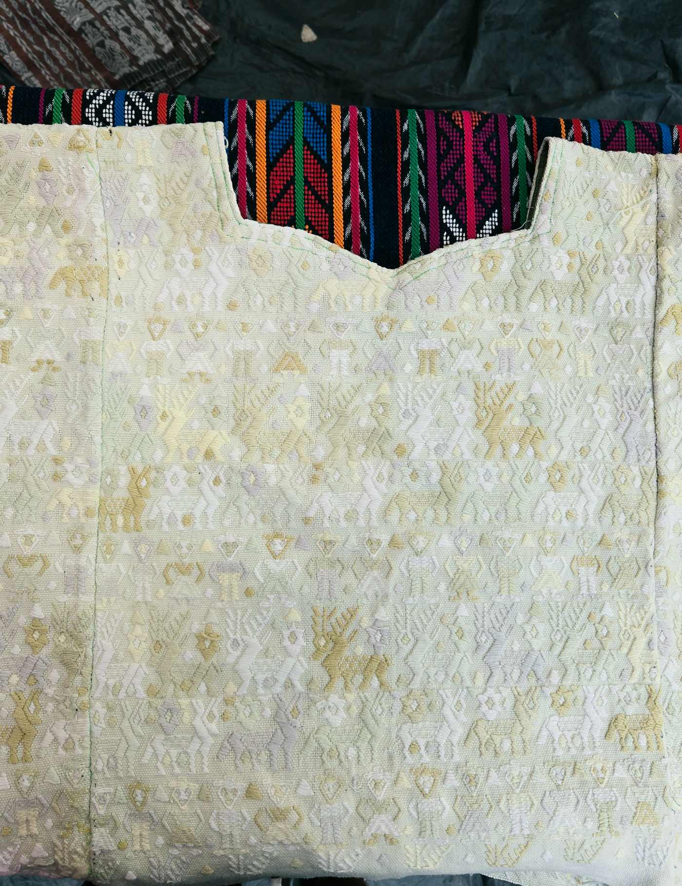 Greige Cobán Huipil #9-22