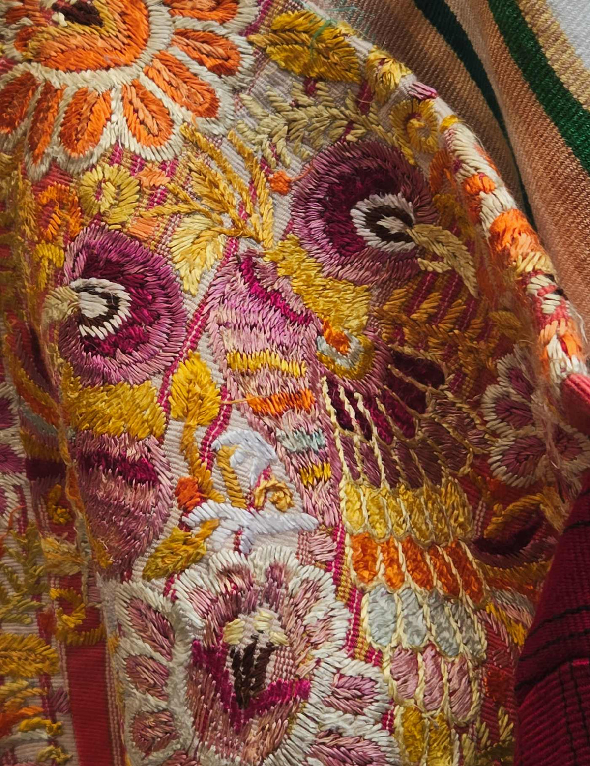 Silk Birds Chichicastenango Huipil #9-23