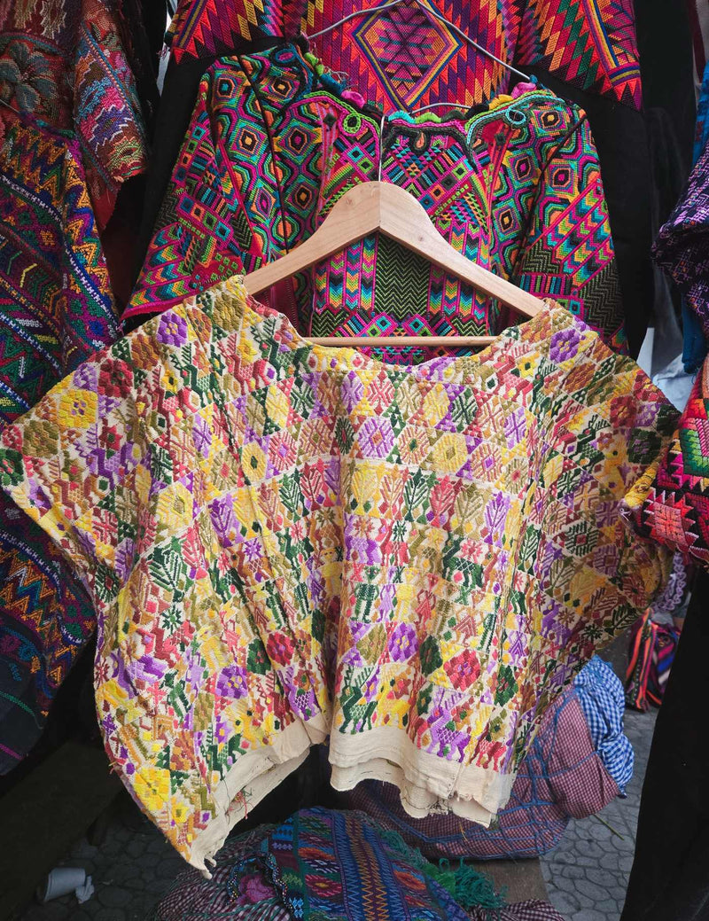 Colourful Cobán Huipil #9-27