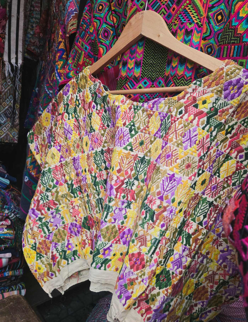 Colourful Cobán Huipil #9-27