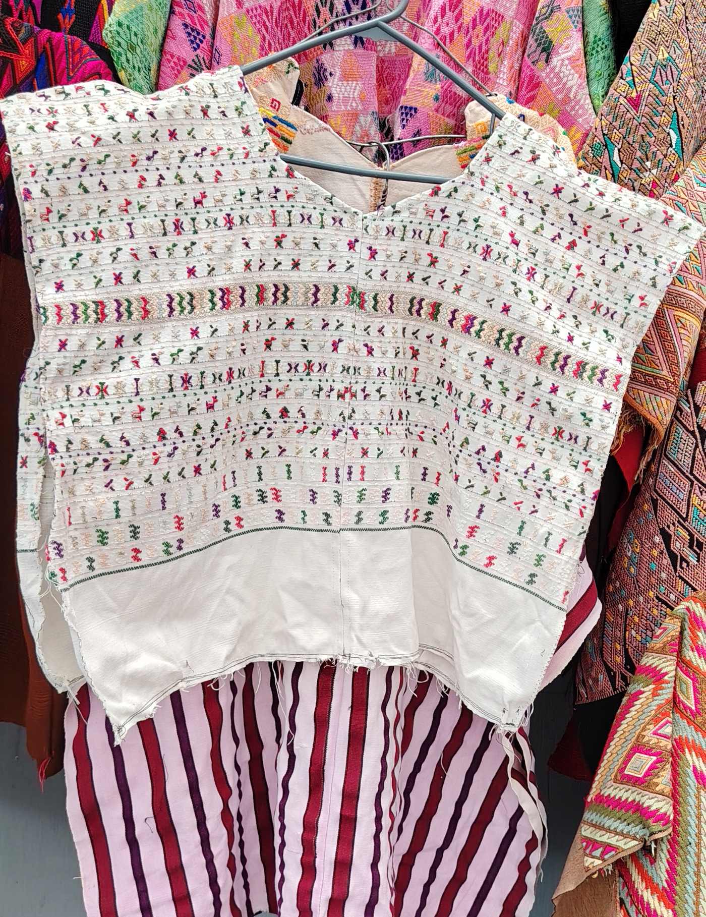 White San Lucas Tolimán Huipil #9-36