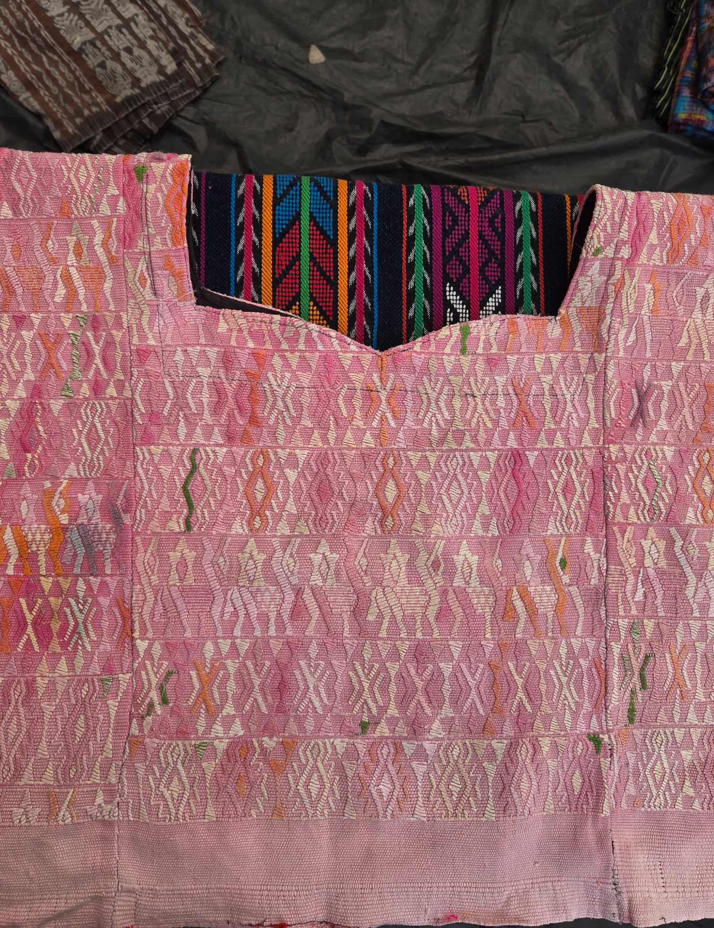 Faded Pink Cobán Huipil #9-65