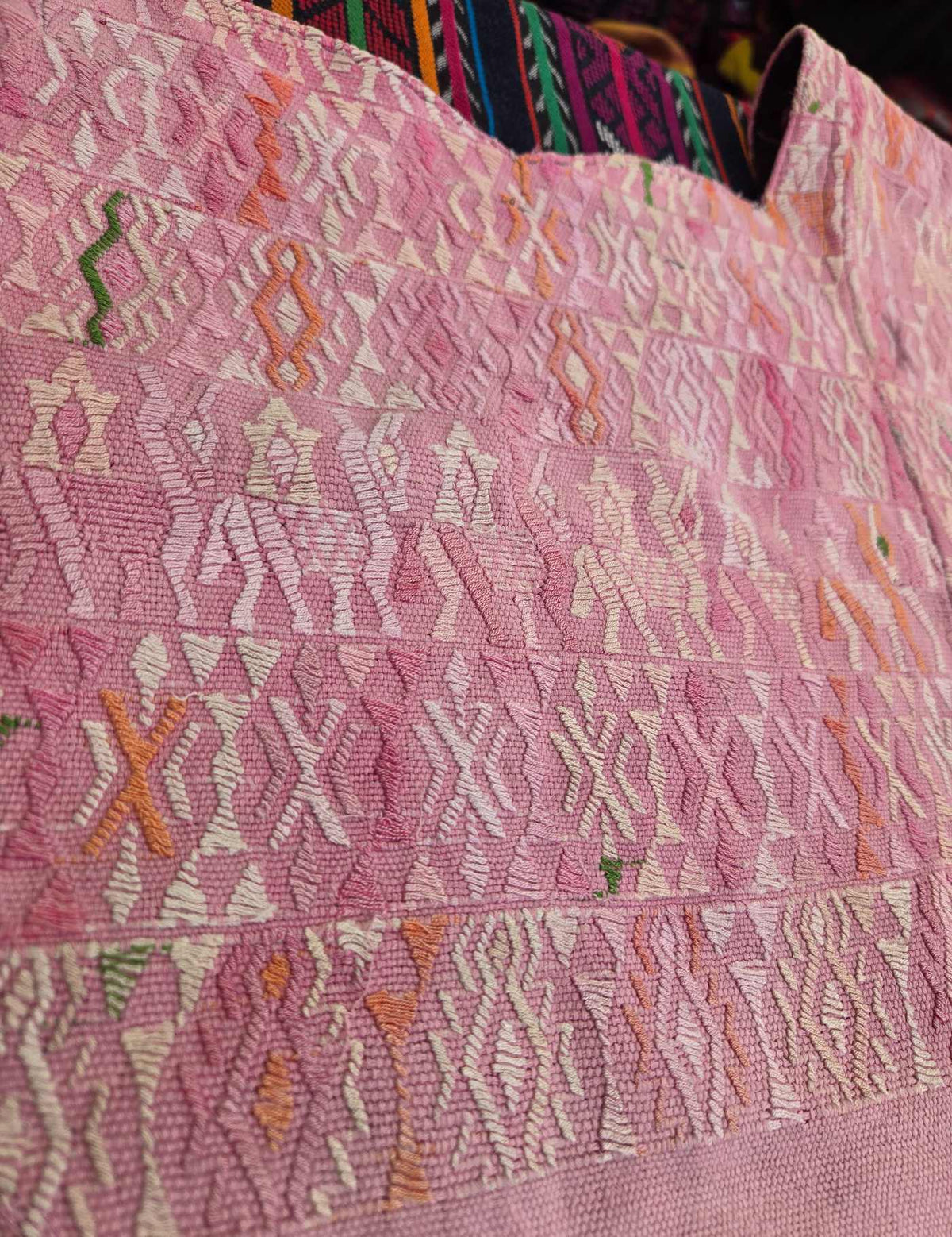Faded Pink Cobán Huipil #9-65