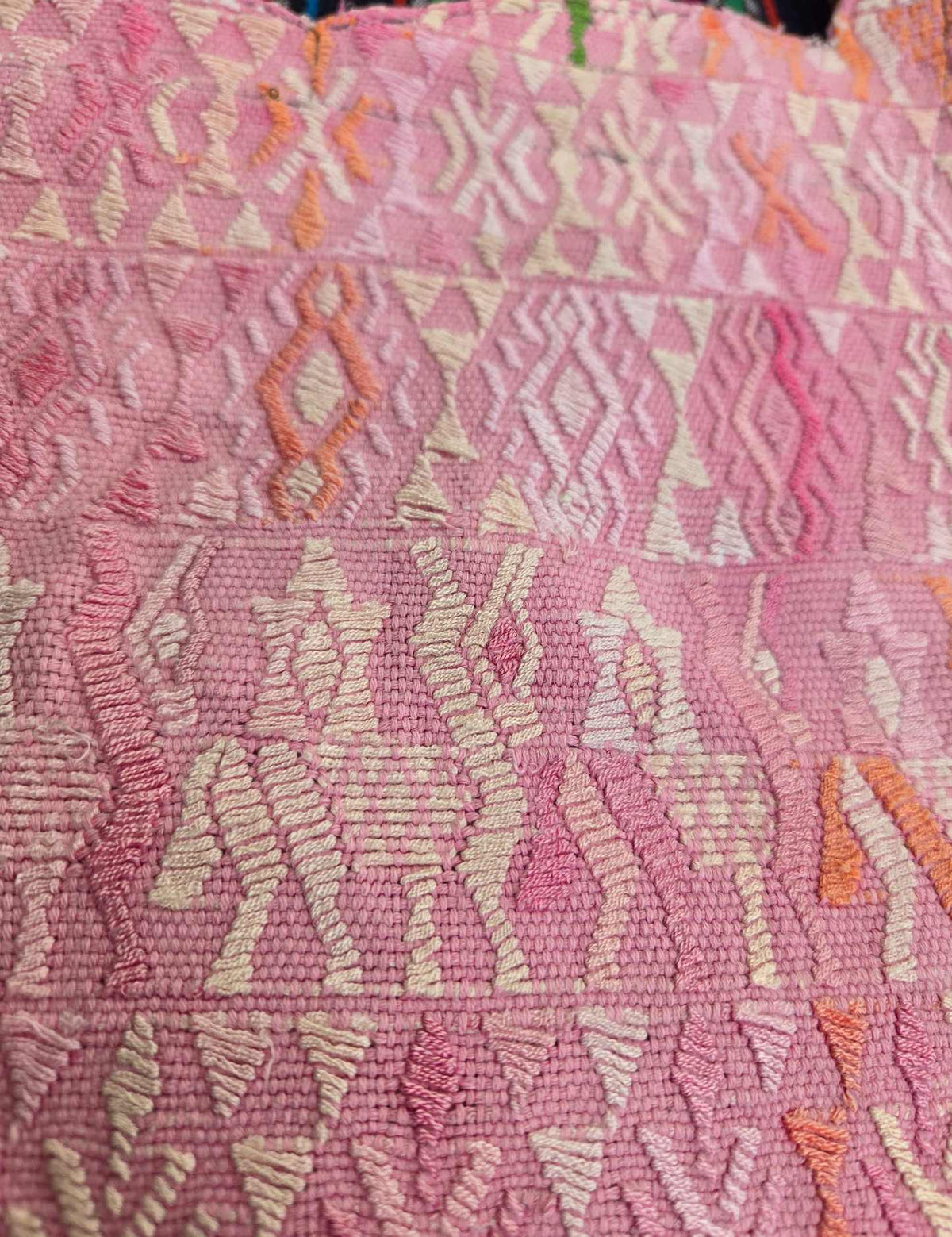 Faded Pink Cobán Huipil #9-65
