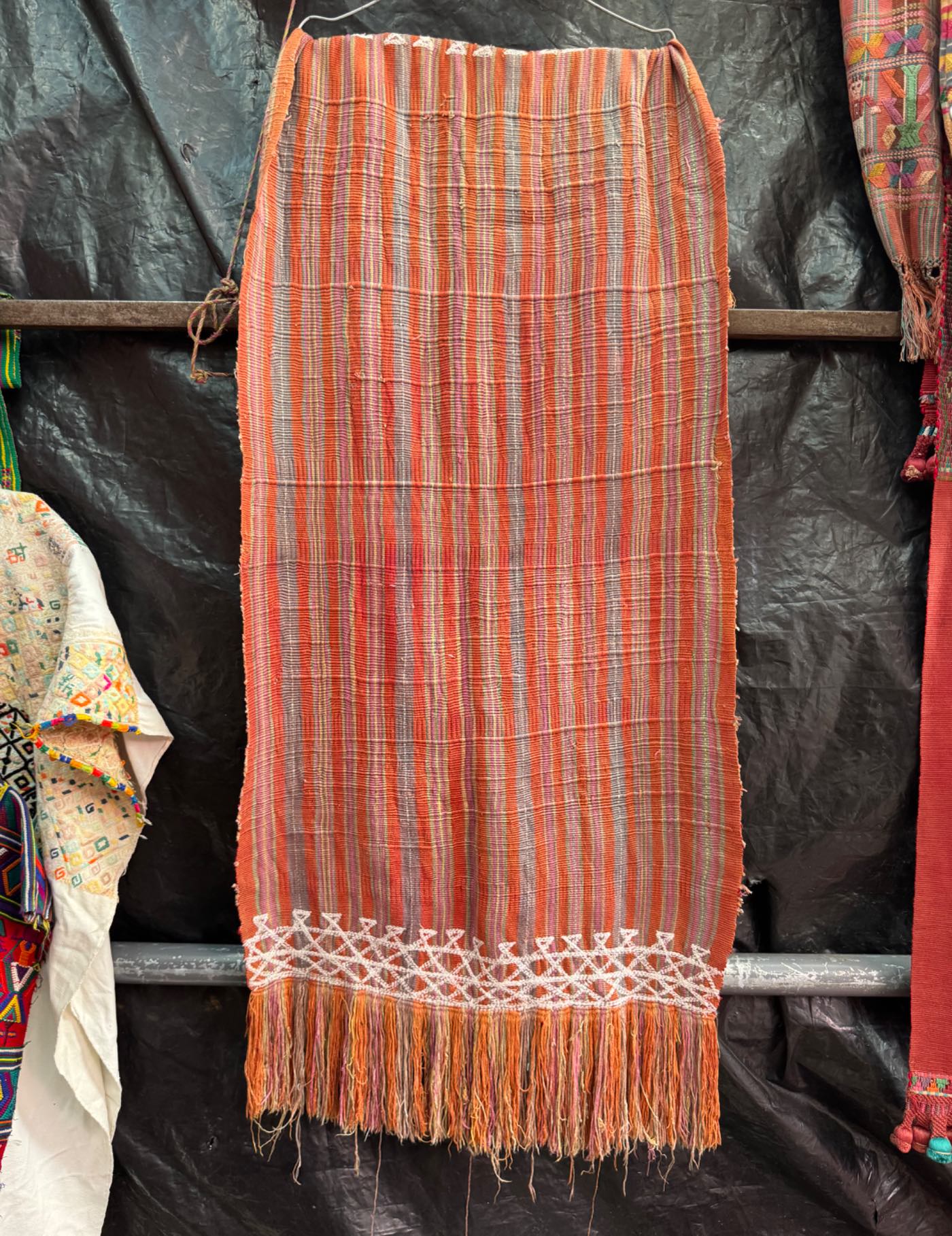 Pastel Peach Nebaj Tzute #9-117