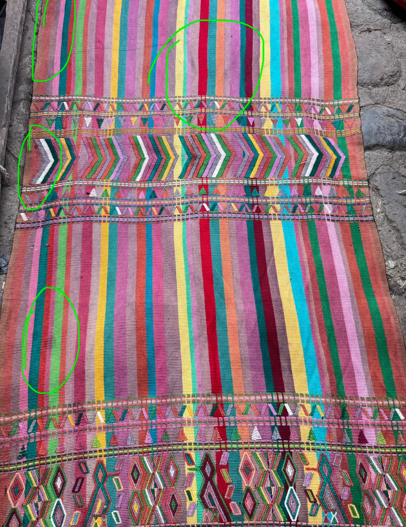 Rainbow Nebaj Tzute #9-120