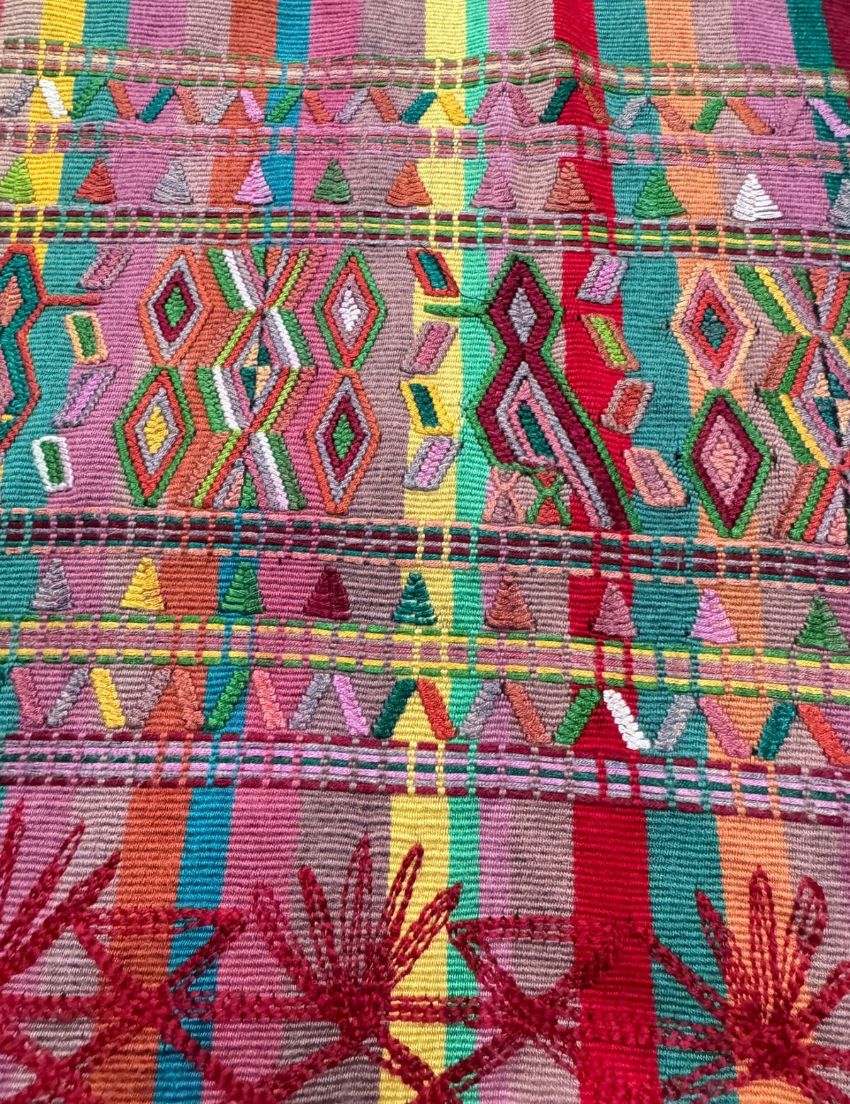 Rainbow Nebaj Tzute #9-120