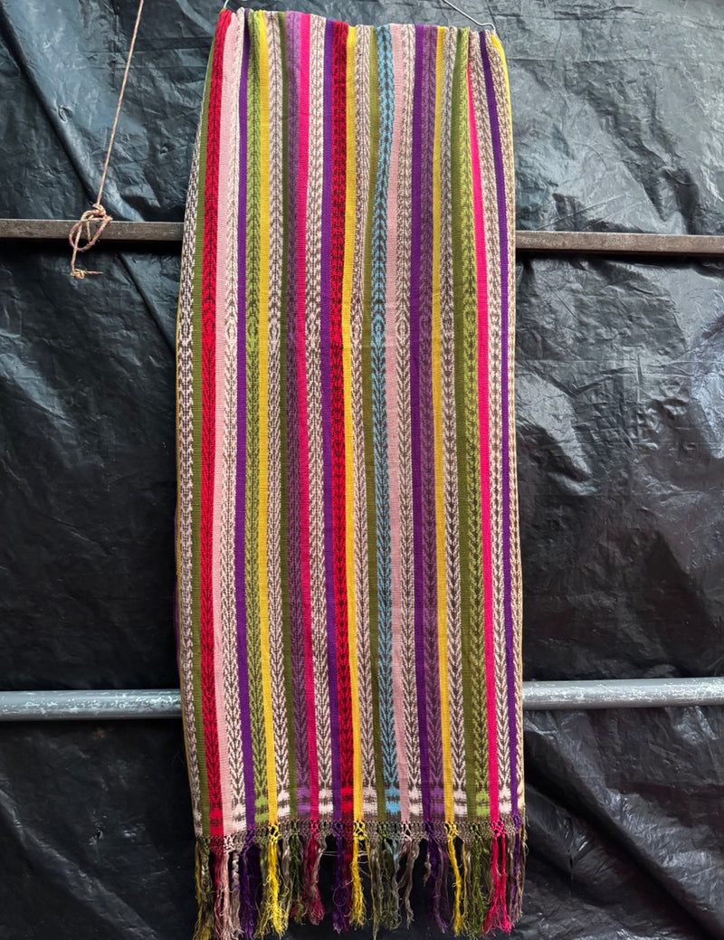 Multicolored San Cristóbal Totonicapán Tzute #9-121