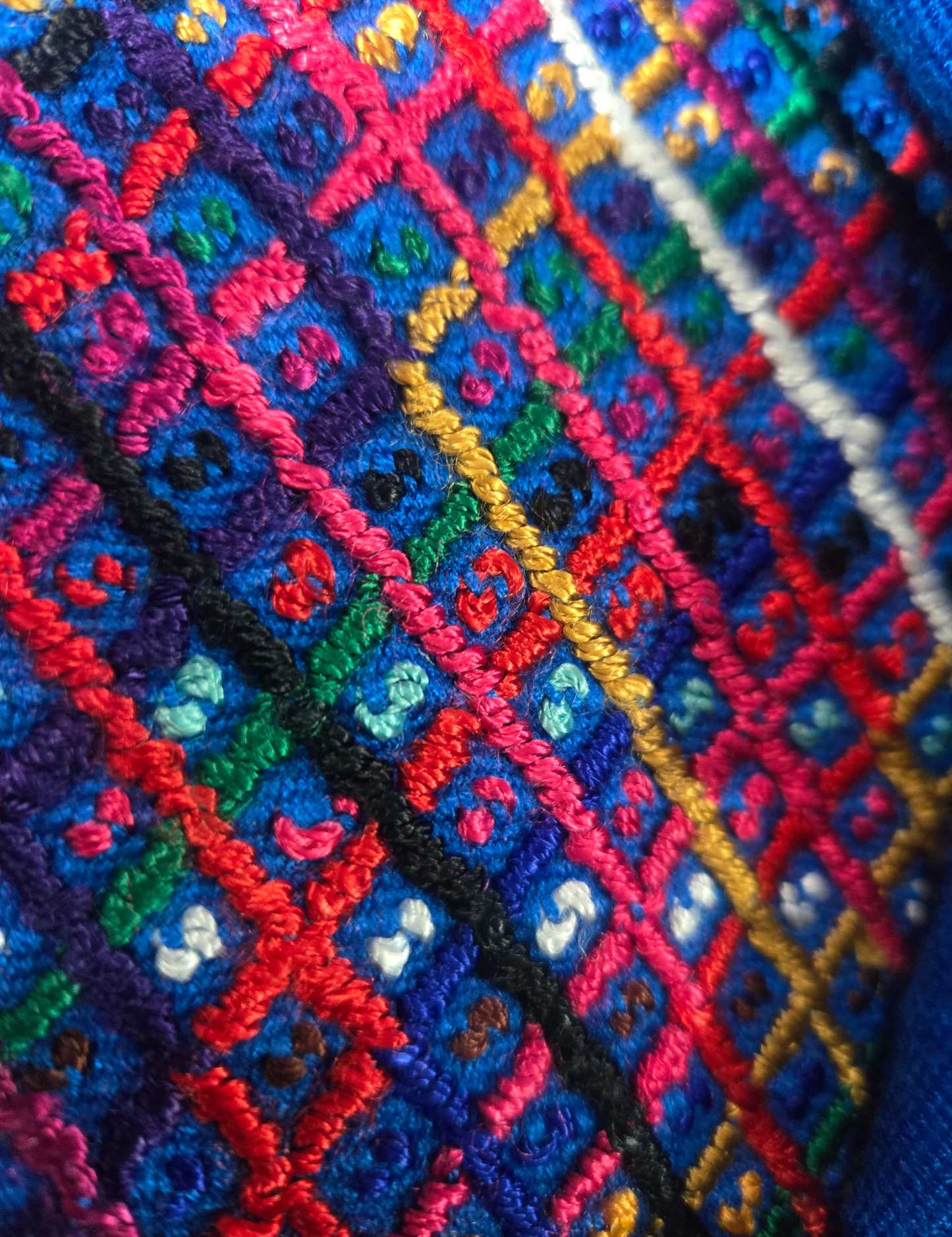 Red and Blue San Lucas Tolimán Huipil #9-122