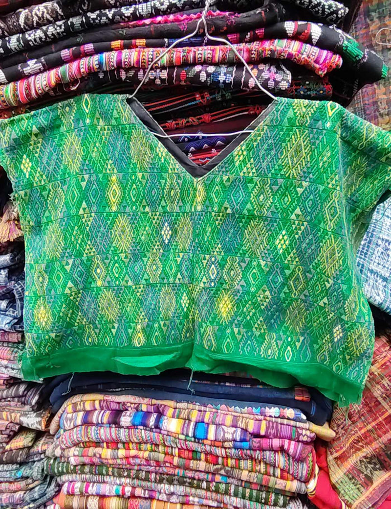 Green Cobán Huipil #9-137