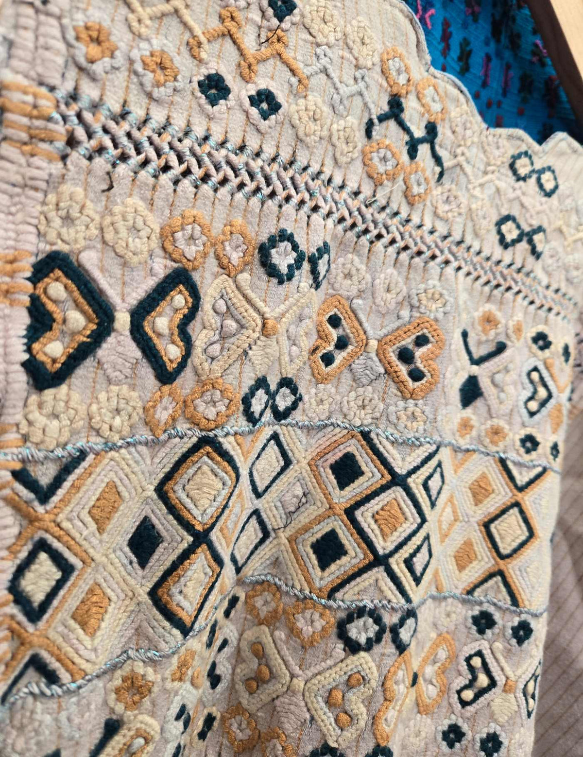 Light beige Colotenango Huipil #9-145