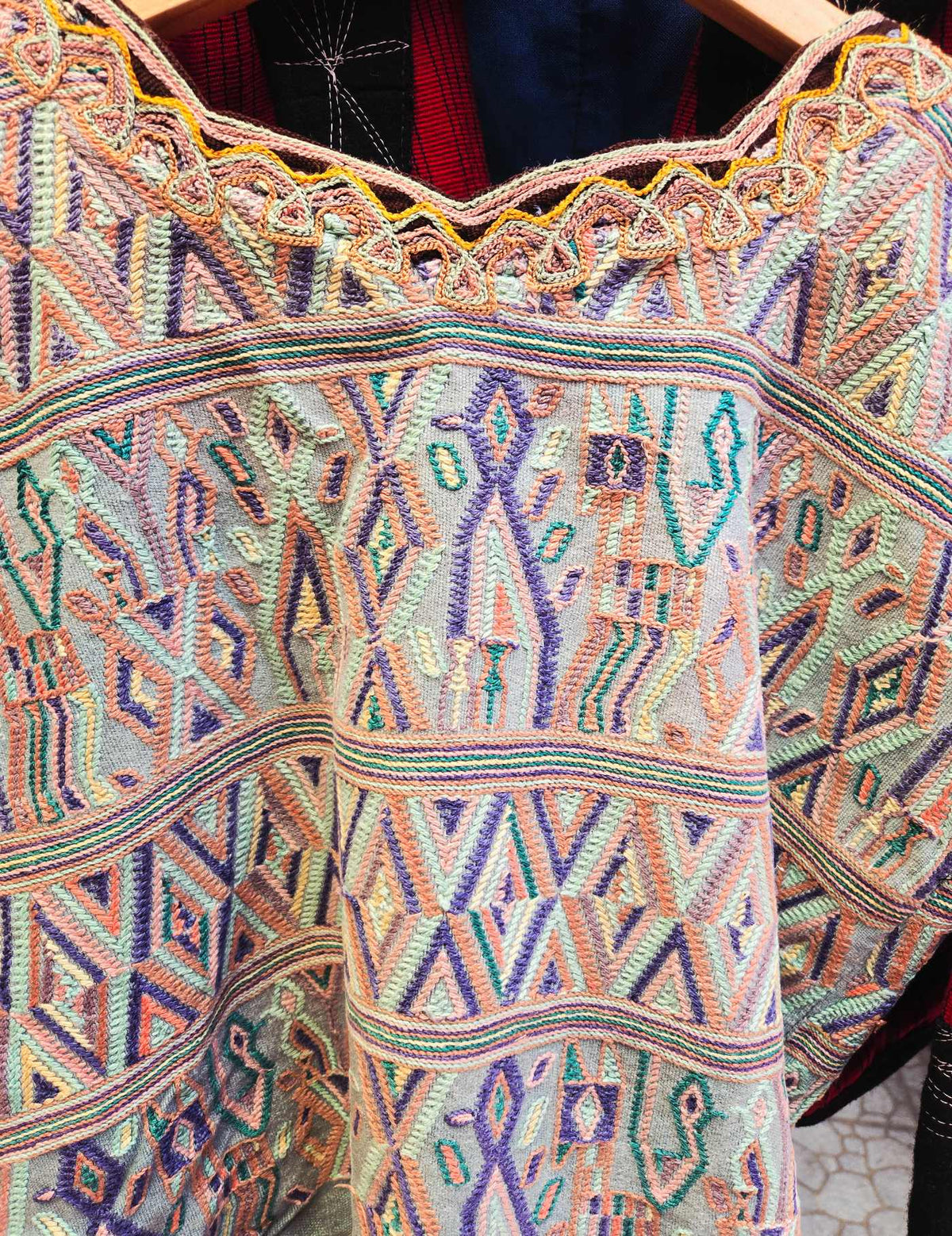 Faded Blue Nebaj Huipil #9-153