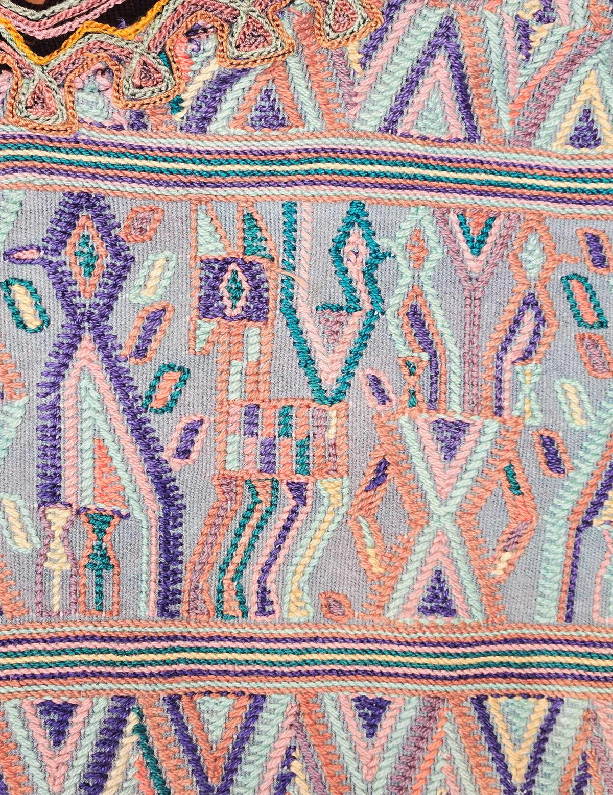 Faded Blue Nebaj Huipil #9-153