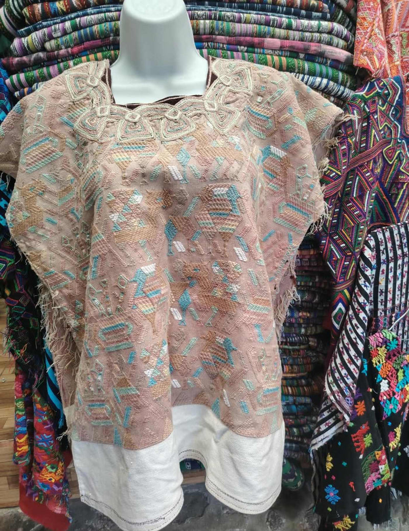 Mushroom Pink Nebaj Huipil #9-160