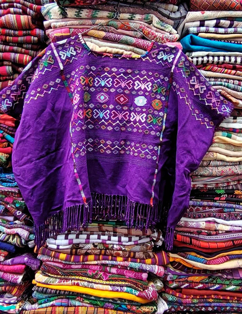 Purple Colotenango Huipil #9-208