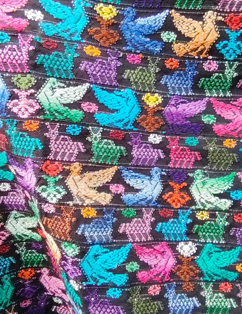 Colourful Animals Rabinal Huipil #9-213