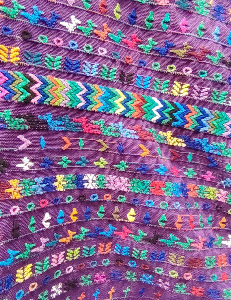 Purple Rabinal Huipil #9-214