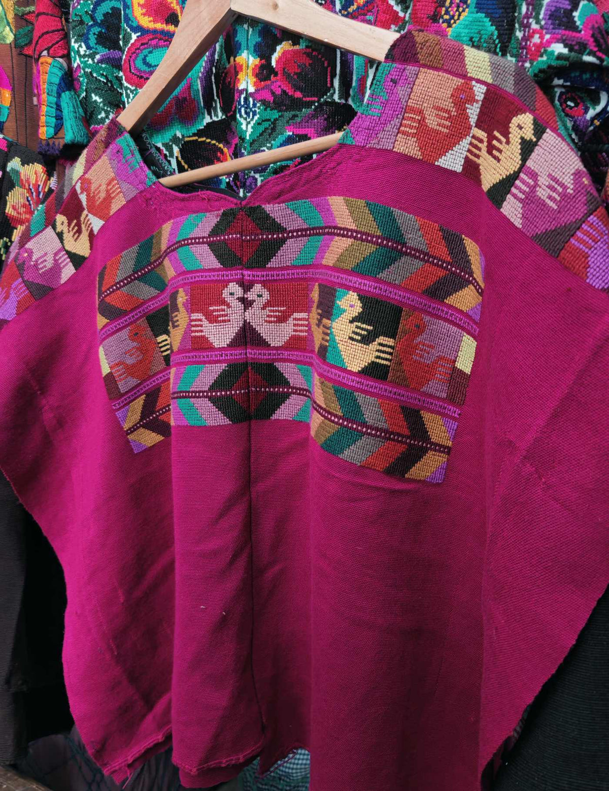 Simple Pink Colotenango Huipil #9-223