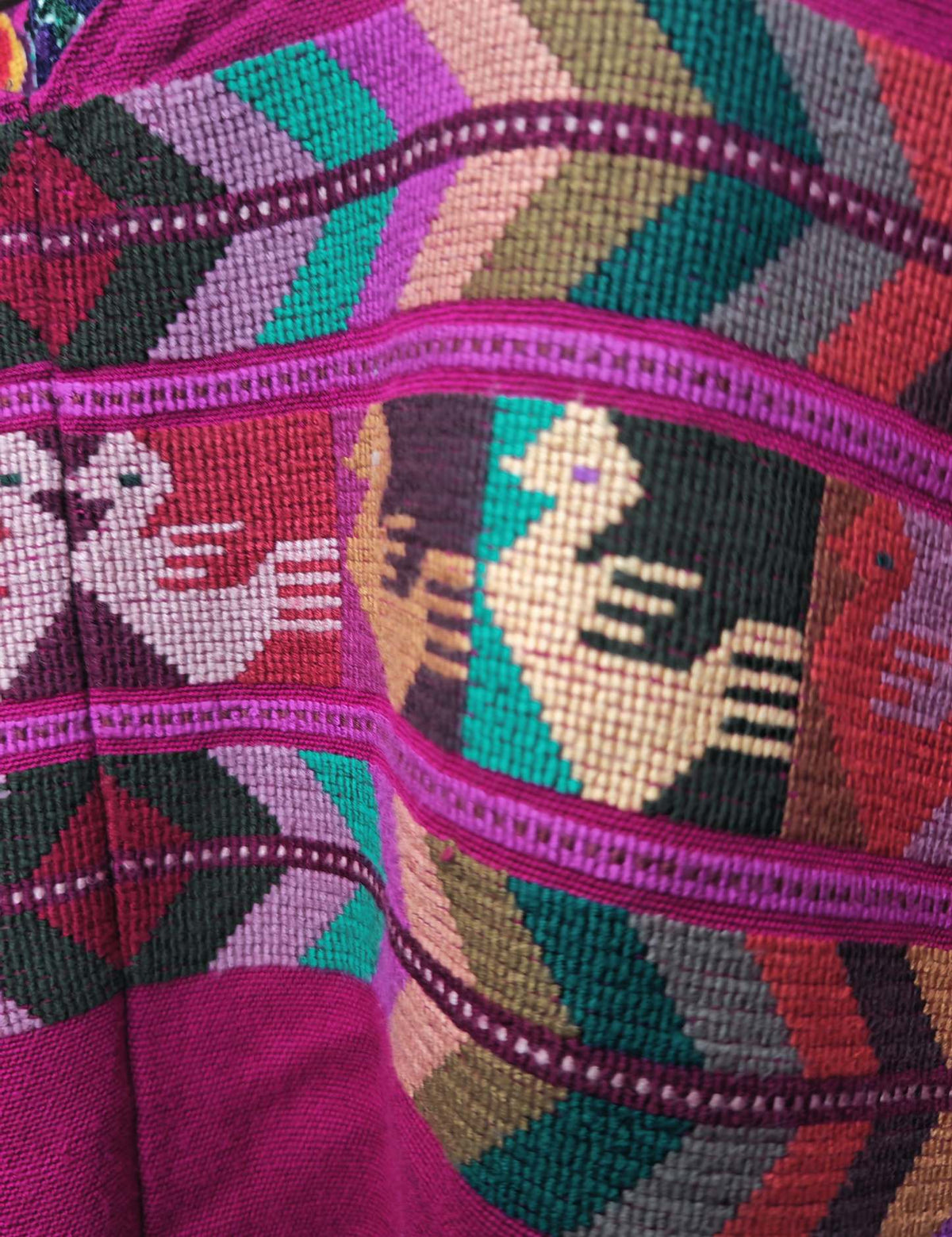 Simple Pink Colotenango Huipil #9-223
