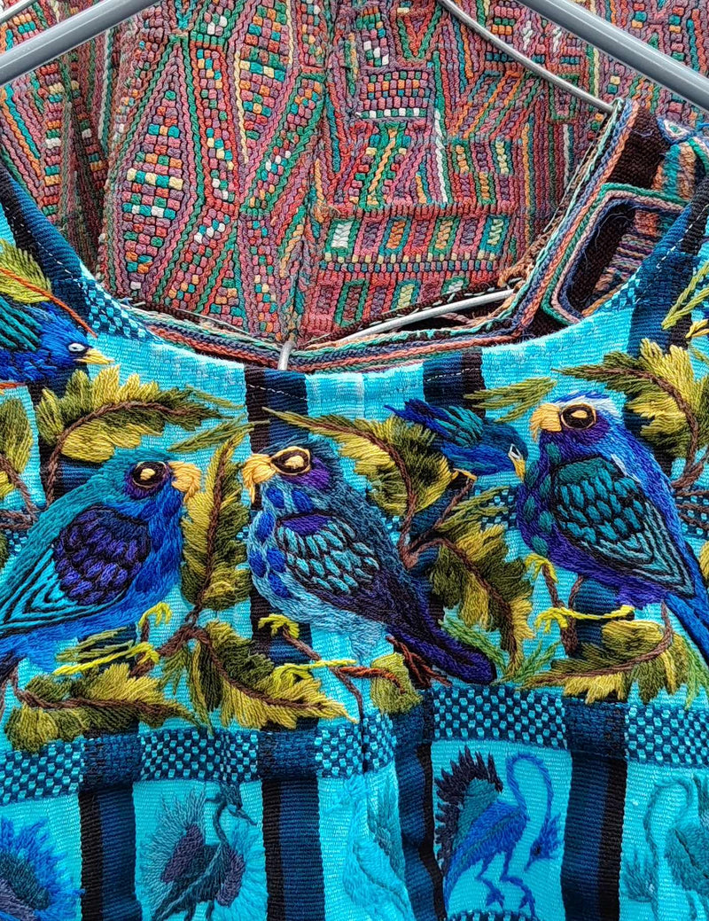 Blue Striped Santiago Huipil #9-271