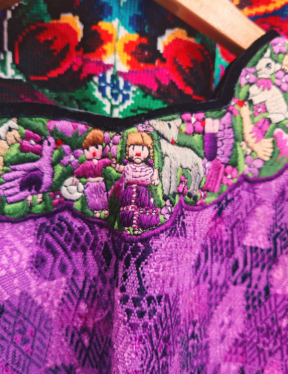 Purple Cobán Huipil #9-300