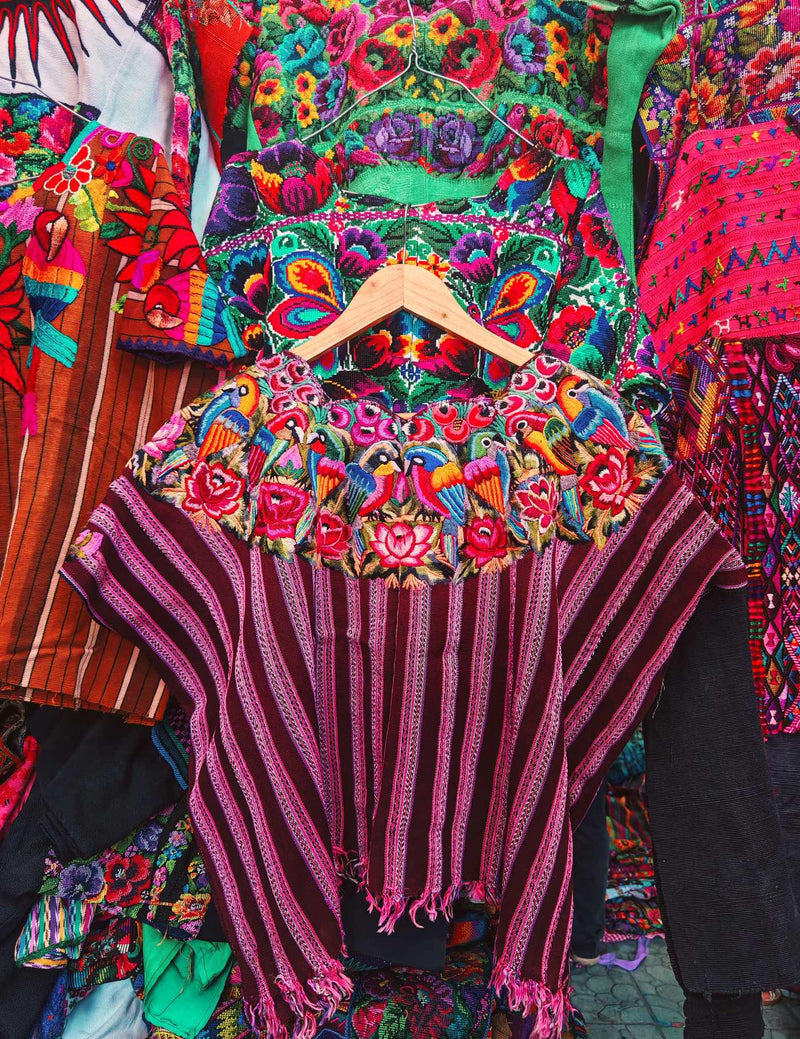 Colourful Parrots Santiago Huipil #9-310